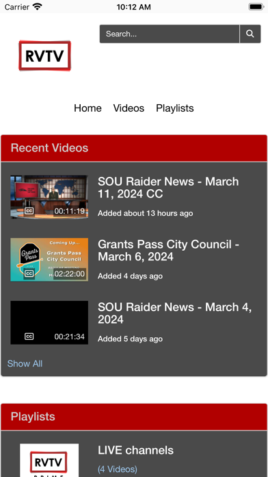 RVTV - Rogue Valley Television Screenshot