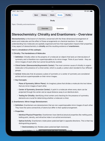 Organic Chemistry+ iPad screenshot