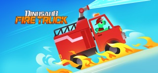 Dinosaur Fire Truck Games kids iPhone screenshot