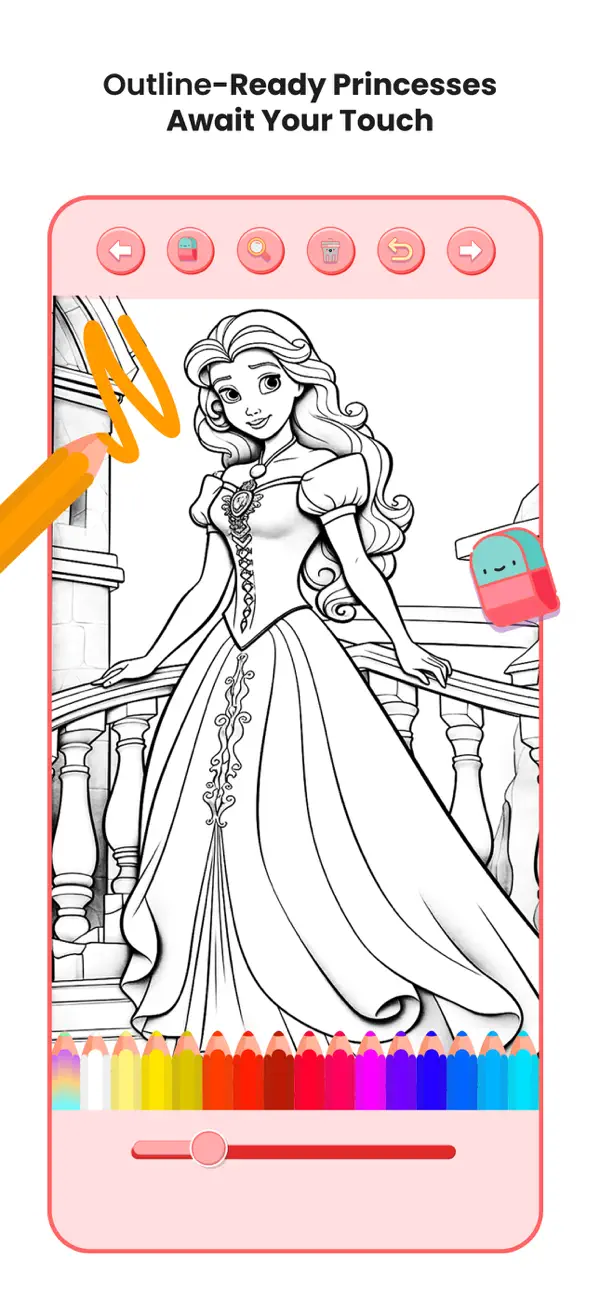 Screenshot #2 pour Peindre et colorer les princes