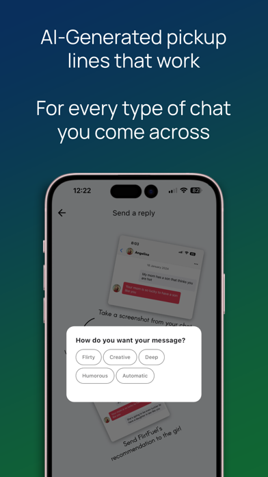 Flirt Fuel: AI Rizz App Screenshot