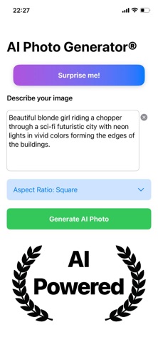 ai 照片生成器 screenshot