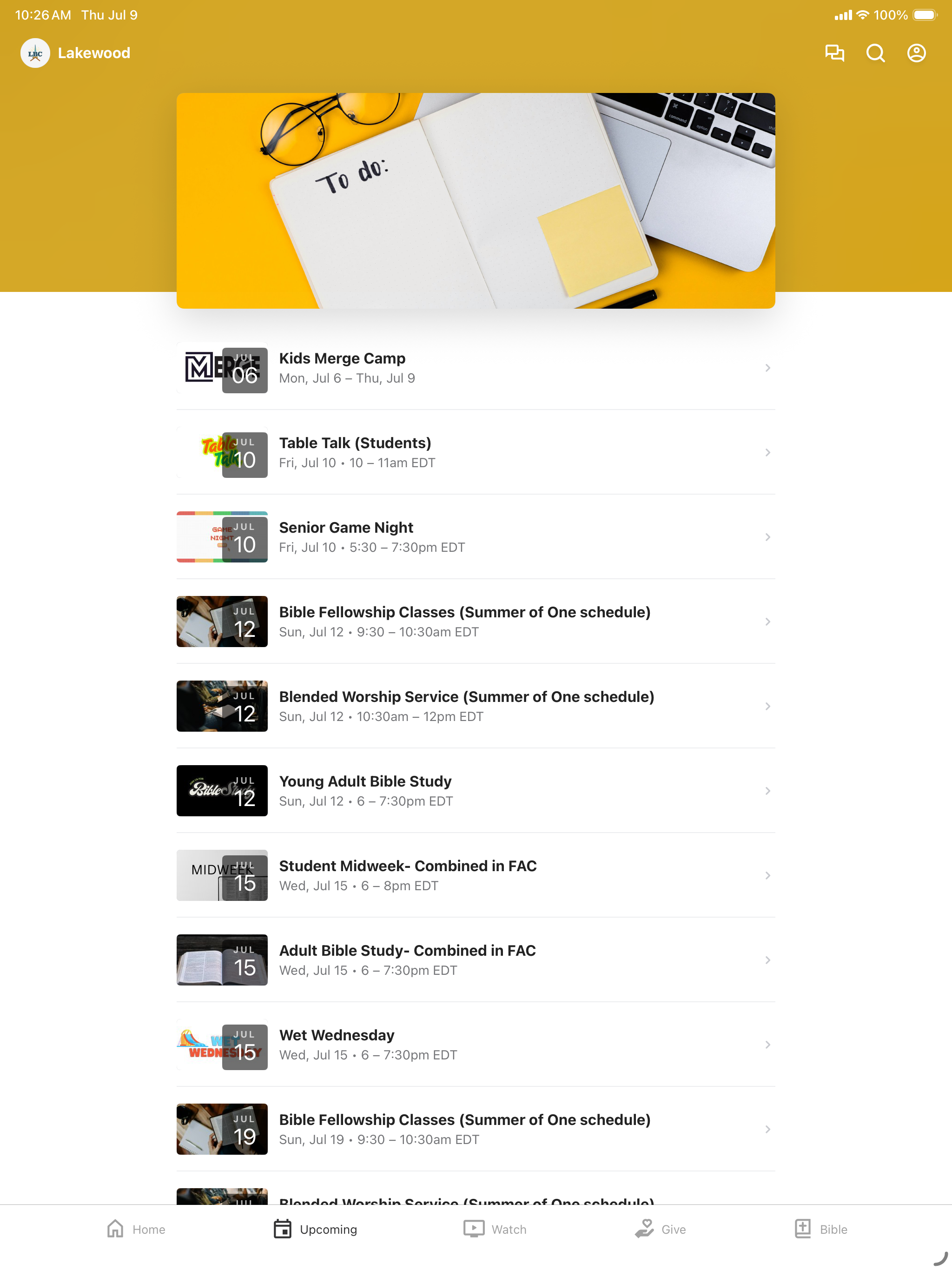 Lakewood Baptist Church PC screenshot 5