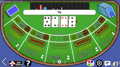 Baccarat Online - Live Casino Screenshot