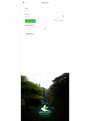 Artenretter iPad screenshot