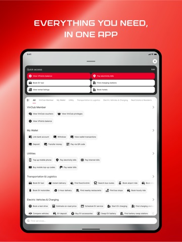 V-App by VinSmart Future iPad screenshot 3