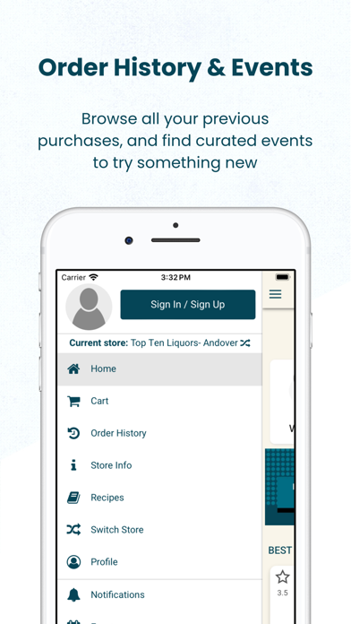 Screenshot 2 of Top Ten Liquors Minnesota App