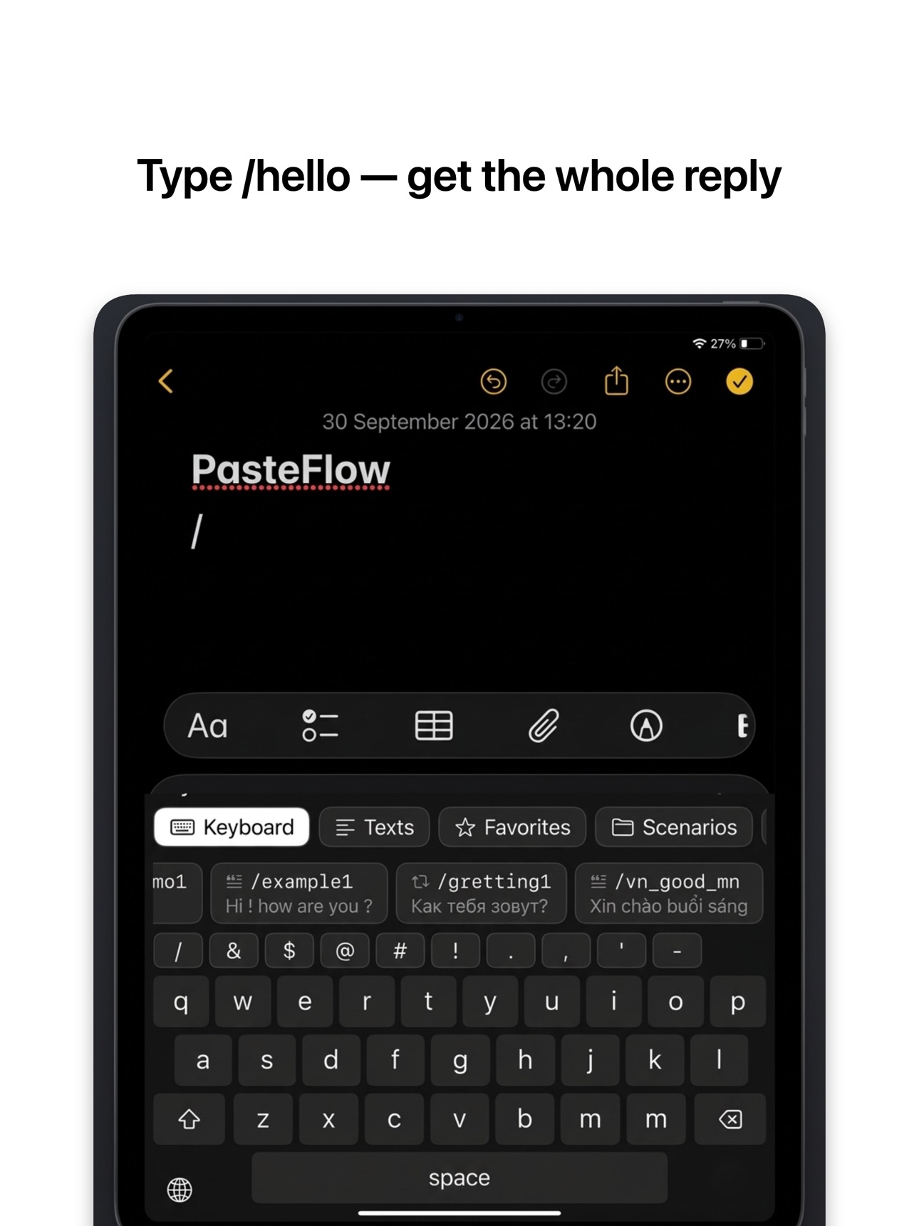 Screenshot 9 of PasteFlow: Auto Input Message