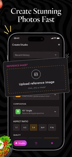 Dine Visuals: AI Food Studio screenshot 4