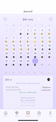 Crystal Ritual: Moon Phases Screenshot 3 of 6