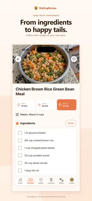 MyDogRecipe: Dog Food & Treats screenshot 3
