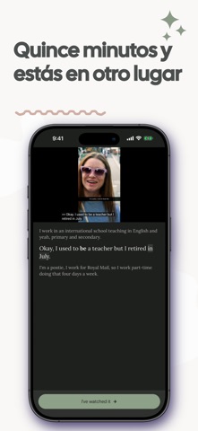 Amiora: Aprende inglés con IA iPhone screenshot 10