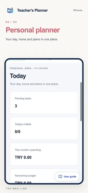 Teacher's Planner screenshot 4