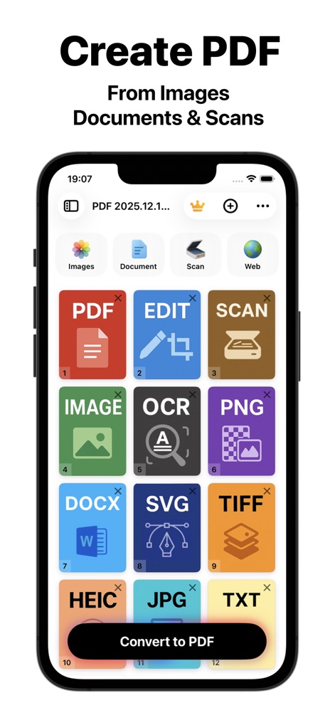 Image to PDF - Scan & Edit App - Productivity App | MWM
