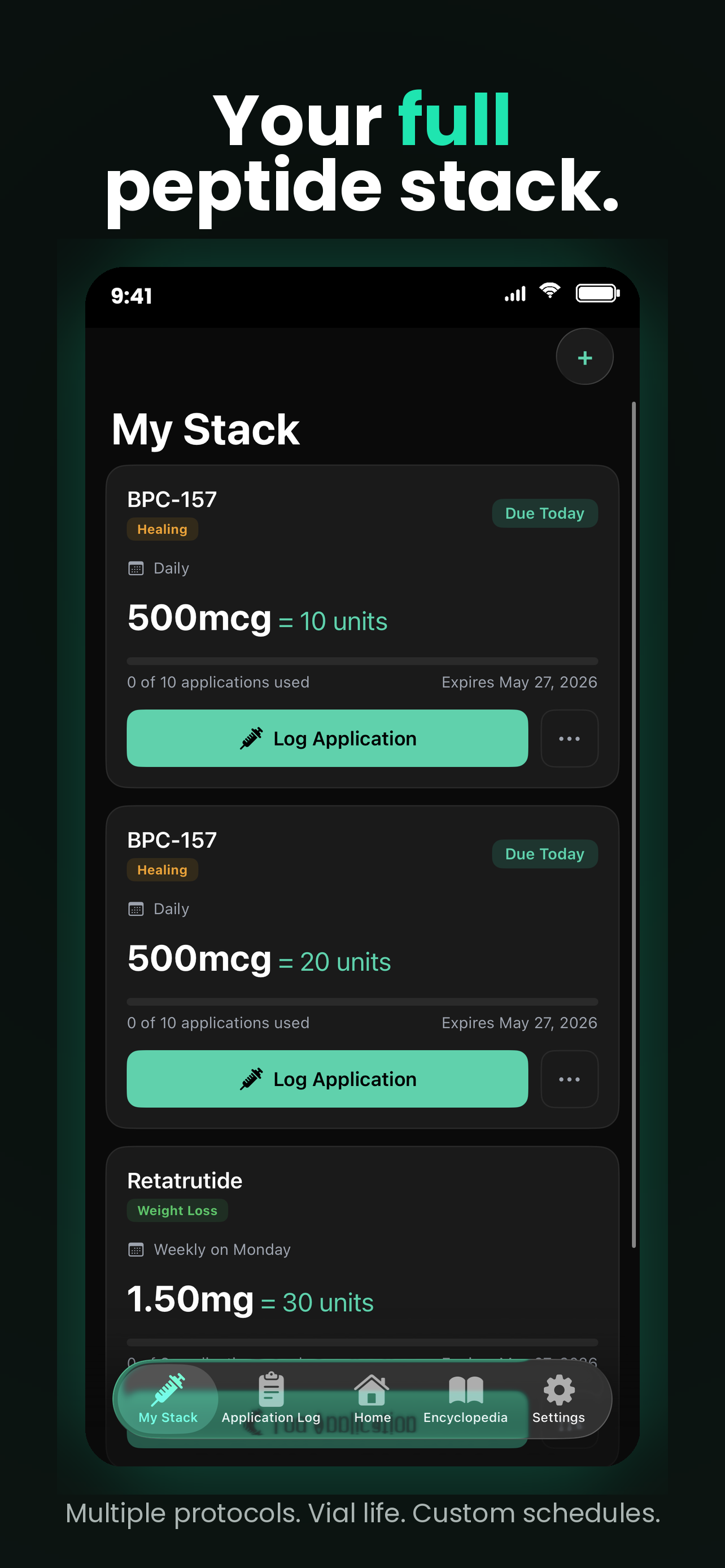 PeptidesAI: Calc & Tracker