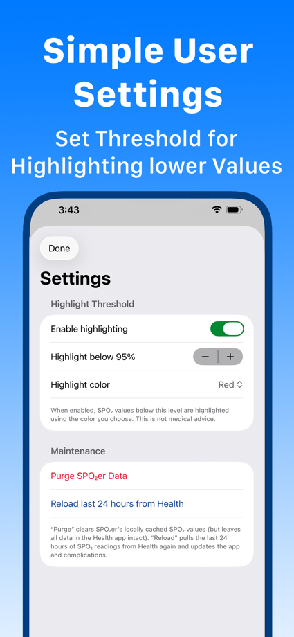 SPO2er: Blood Oxygen on Watch 的 App Store 截图 7