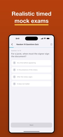 AZ Notary Exam Prep 2026 iPhone screenshot