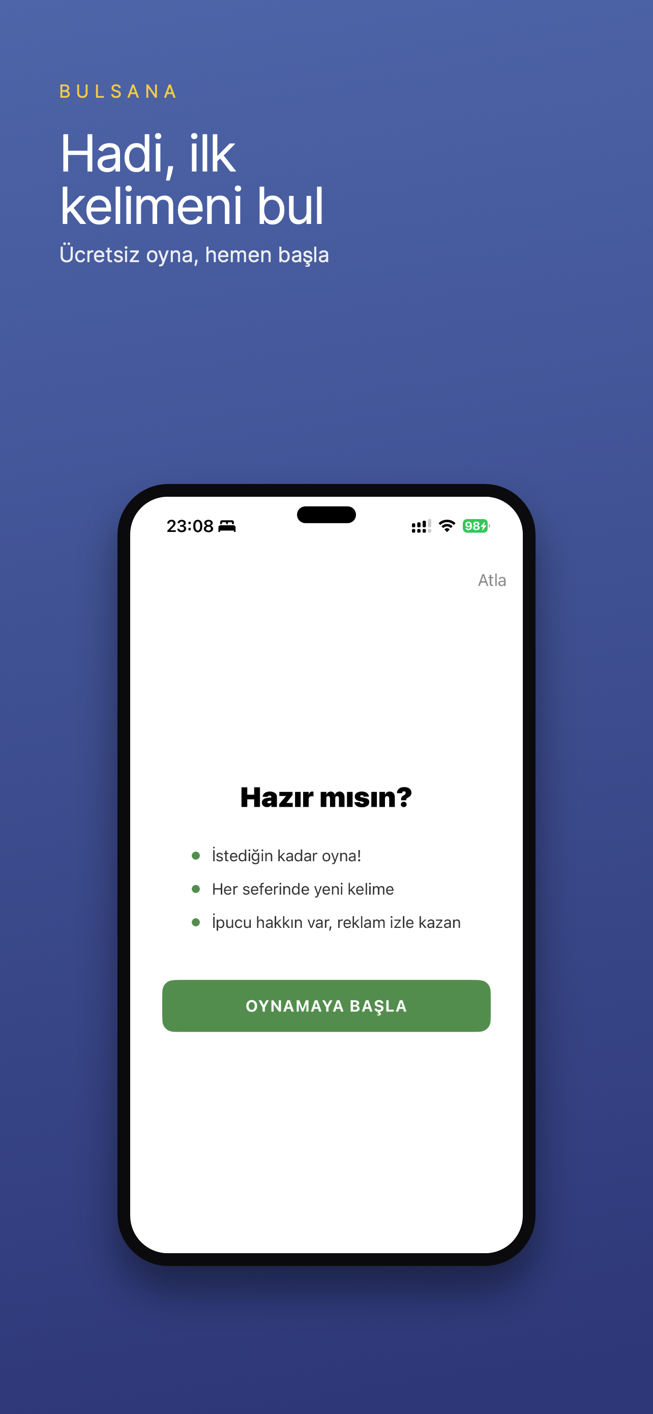 Bulsana - Kelime Tahmin Oyunu screenshot 5