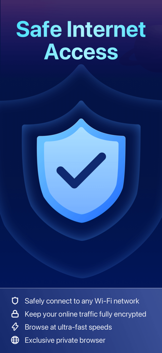 Global VPN Secure Browser Screenshot 1 of 5
