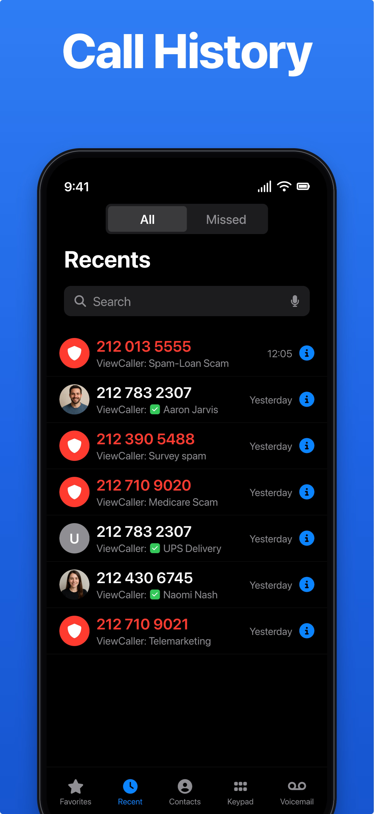 ViewCaller: Caller ID screenshot 3