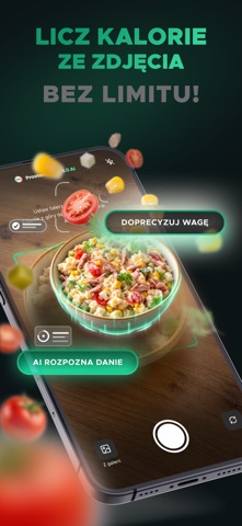 Proste Kalorie Licznik Kalorii screenshot 2