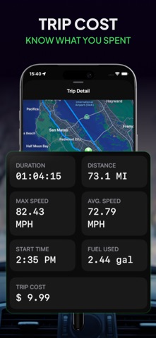 GPS 车速表：HUD 速度 screenshot