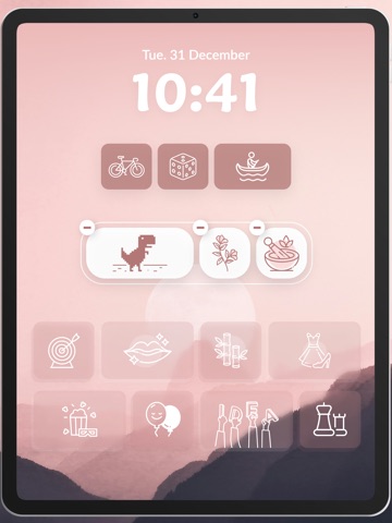 Icon, Widgets & Themes iPad screenshot