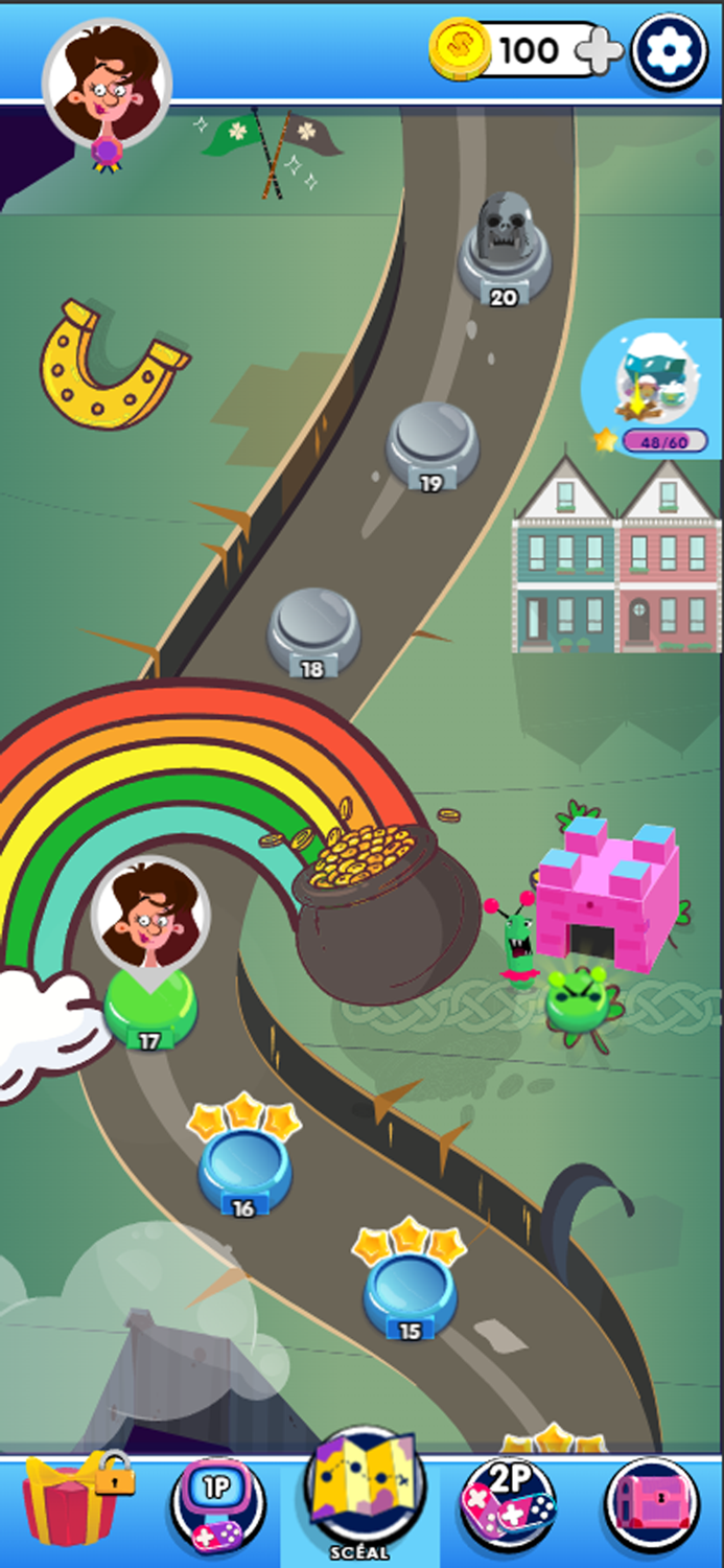 Cluiche Bruno Irish for kids