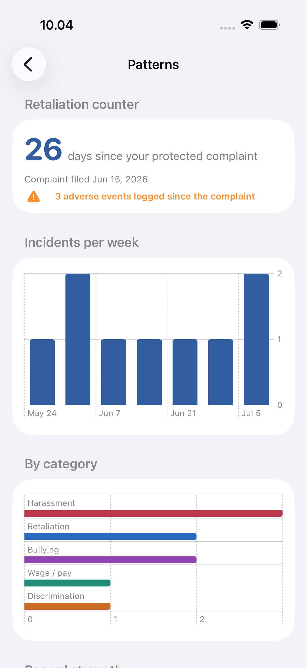 Workplace Log: Incident Diary screenshot 5