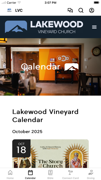Lakewood Vineyard Church iPhone screenshot 2 - Education app
