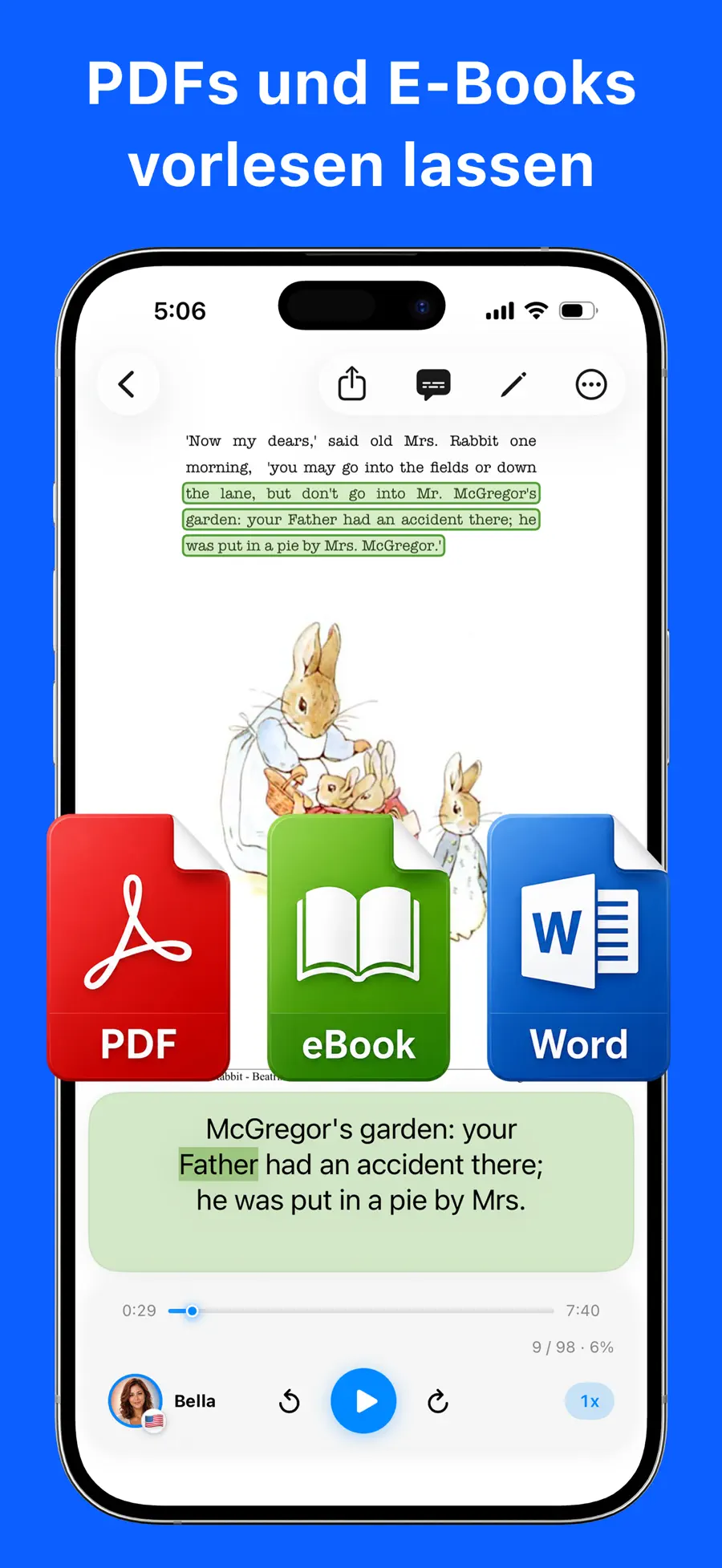 Local TTS - PDF vorlesen App screenshot 1