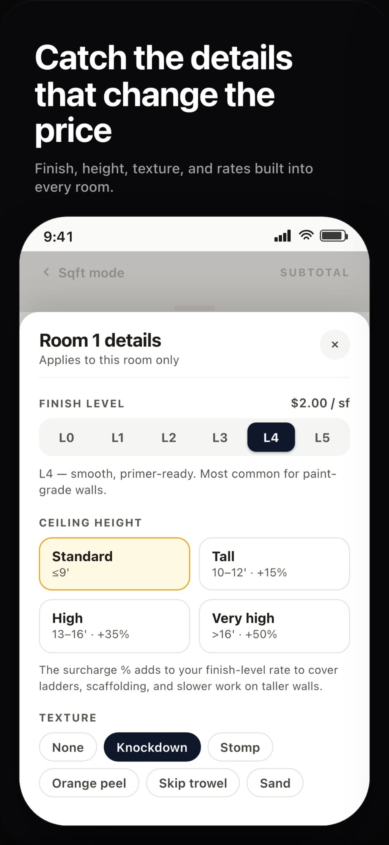 Drywall Pro: Quote & Estimate