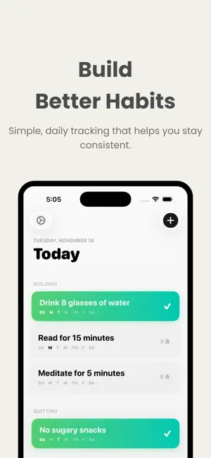 Habit Habit - Daily Tracker screenshot 1