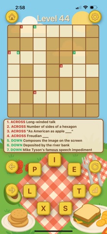 Word Clue - Crossword Game iPhone screenshot