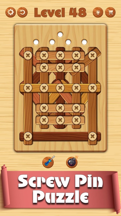 Wood Screw Pin Puzzle Game screenshot-3