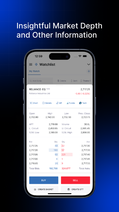 Zone : Definedge Trading App Screenshot