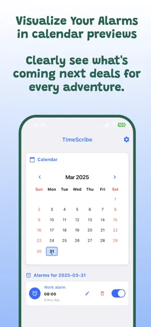 TimeScribe - AI powered alarms screenshot 2