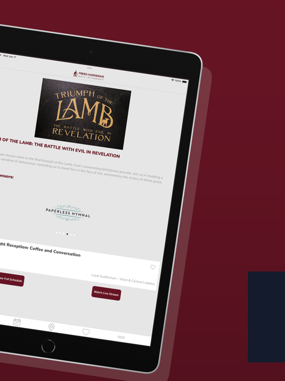 FHU Lectureship iPad screenshot 2 - Education app