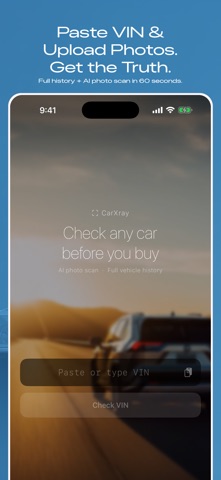 CarXray: VIN Check & AI Scan iPhone screenshot
