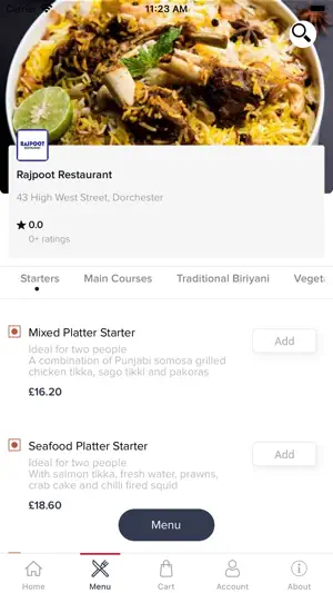 Rajpoot Restaurant Online screenshot 2