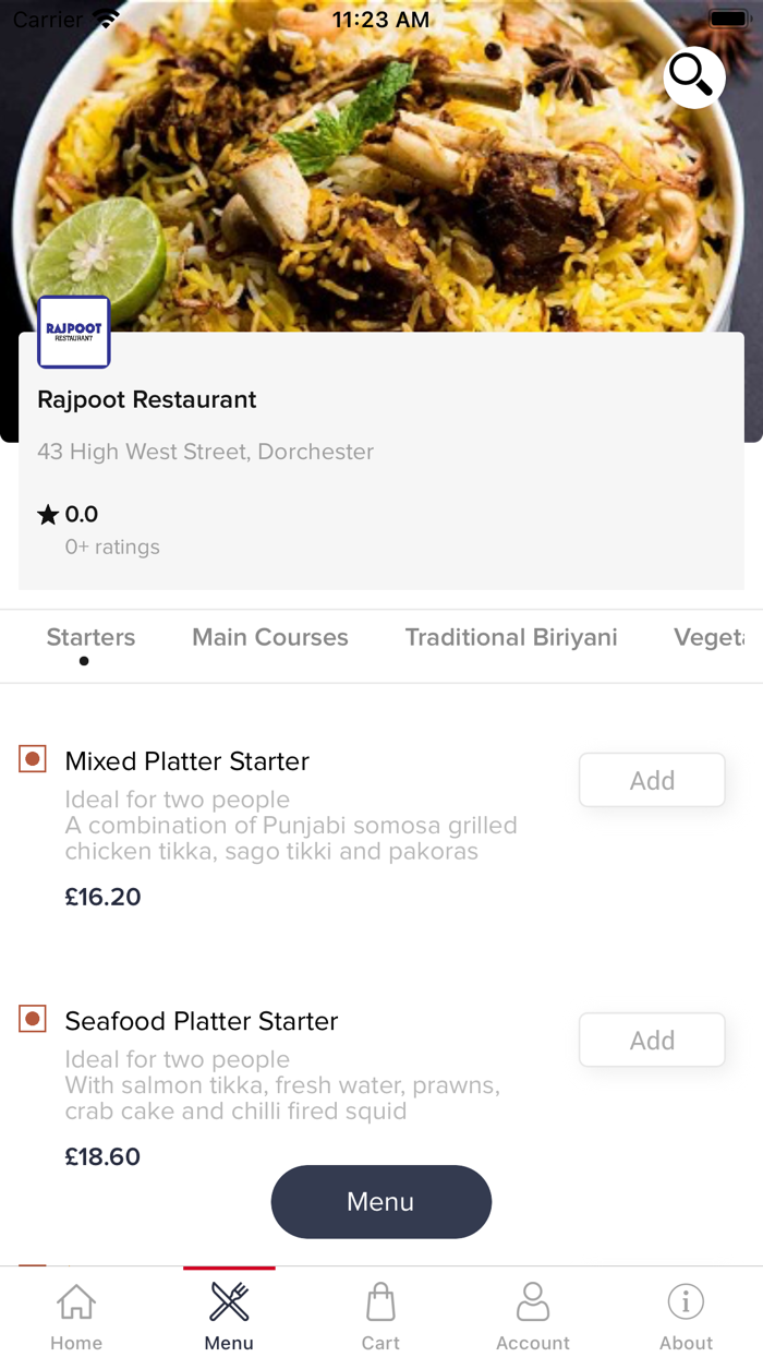 Rajpoot Restaurant Online