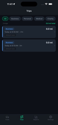 Tap Miles Mileage Tracker screenshot