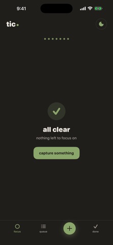 Tic | List screenshot