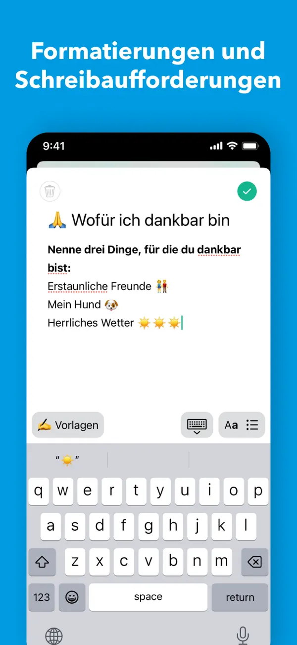 Daylio Tagebuch & Gewohnheiten iPhone App Screenshot 8 – Lifestyle