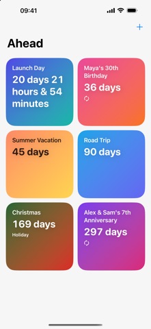 Ahead: Countdown Widgets Screenshot 1 of 10