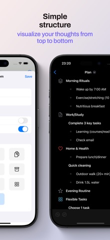 Nested List: Outliner screenshot