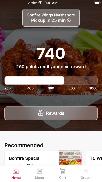 BONFIRE WINGS Northshore