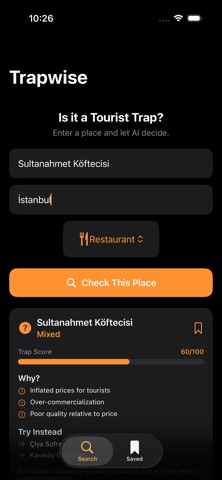 Trapwise screenshot