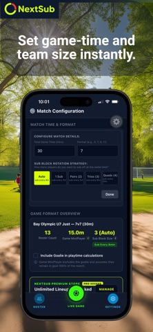 NextSub Soccer Subs App Screenshot 8 of 8
