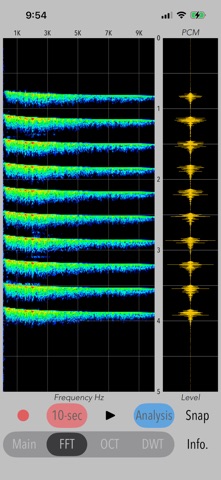 Wavelet Voice Sonogram Screenshot 8 of 10